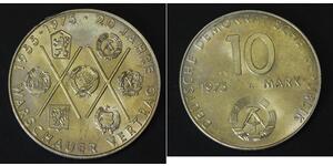 10 Mark 東德 (1949 - 1990) 銅/镍 