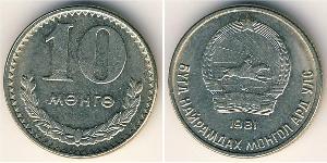 10 Mongo Mongolie Cuivre/Nickel 