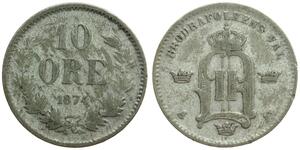 10 Ore Svezia Argento 