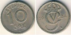 10 Ore Schweden Bronze/Nickel 