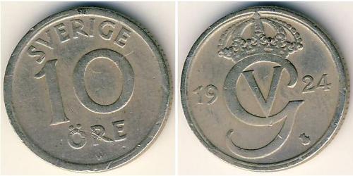 10 Ore Schweden Bronze/Nickel 