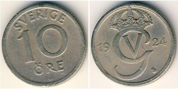 10 Ore Schweden Bronze/Nickel 