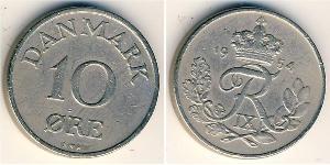 10 Ore Denmark Copper/Nickel 