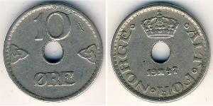 10 Ore Norvège Cuivre/Nickel 