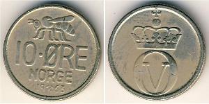 10 Ore Norvège Cuivre/Nickel 