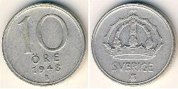 10 Ore Suède Cuivre/Nickel 