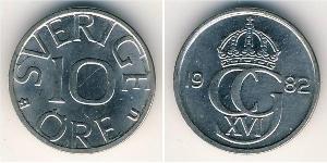 10 Ore Suède Cuivre/Nickel 