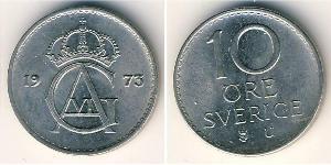 10 Ore Suède Cuivre/Nickel 