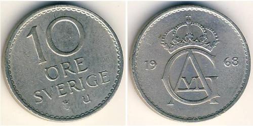 10 Ore Suède Cuivre/Nickel 