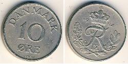 10 Ore Dänemark Kupfer/Nickel 