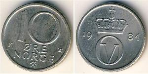 10 Ore Norwegen Kupfer/Nickel 