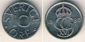 10 Ore Schweden Kupfer/Nickel 