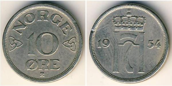 10 Ore Noruega Níquel/Cobre 