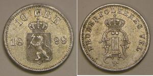 10 Ore Noruega Plata 