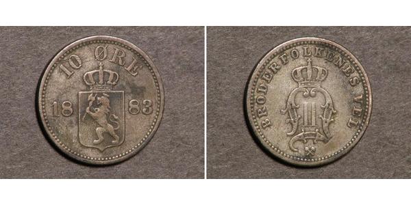 10 Ore Noruega Plata 