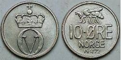 10 Ore Norvegia Rame/Nichel 