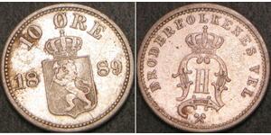 10 Ore Norway Silver 