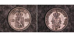 10 Ore Norway Silver 