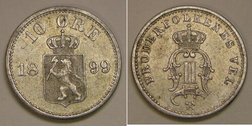10 Ore Norway Silver 