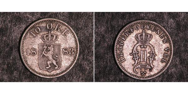 10 Ore Norway Silver 