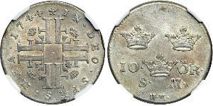 10 Ore Sweden Silver 