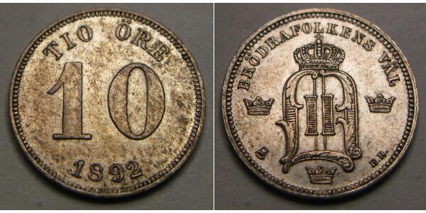 10 Ore Sweden Silver 