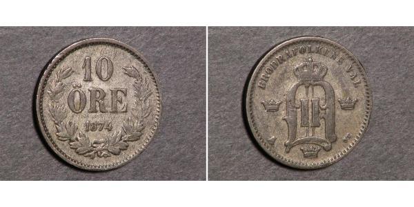 10 Ore Sweden Silver 