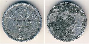 10 Ore Norwegen Zink 
