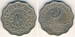 10 Paisa Pakistan (1947 - ) Cuivre/Nickel 