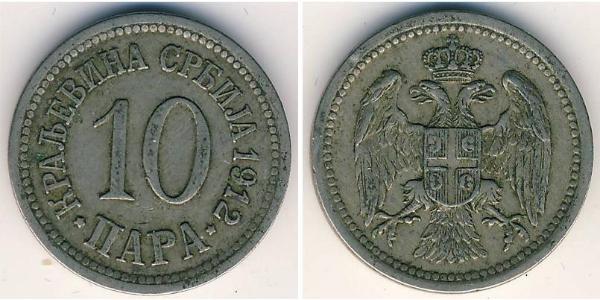 10 Para Serbia Cobre 