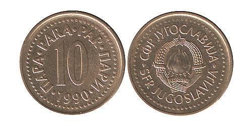 10 Para Socialist Federal Republic of Yugoslavia (1943 -1992) Copper/Zinc 