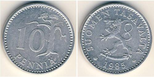 10 Penny Finland (1917 - ) Aluminium 