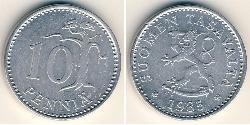 10 Penny Finnland (1917 - ) Aluminium 