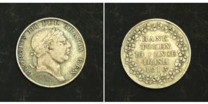 10 Penny Regno Unito di Gran Bretagna e Irlanda (1801-1922) Argento Giorgio III (1738-1820)