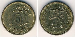 10 Penny Finnland (1917 - ) Bronze/Aluminium 