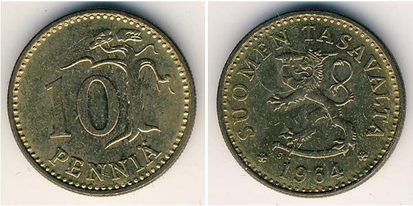 10 Penny Finnland (1917 - ) Bronze/Aluminium 