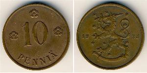 10 Penny Finlandia (1917 - ) Cobre 