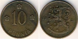 10 Penny Finlandia (1917 - ) Cobre 