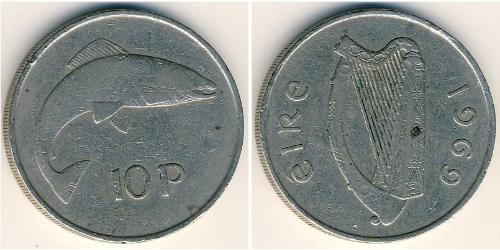 10 Penny Ireland (1922 - ) Copper/Nickel 