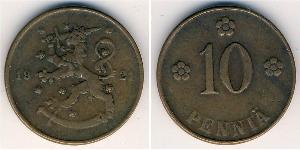 10 Penny Finlande (1917 - ) Cuivre 
