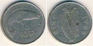 10 Penny Irland (1922 - ) Kupfer/Nickel 