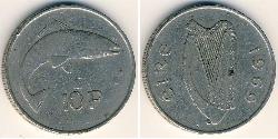 10 Penny Irlanda (1922 - ) Rame/Nichel 