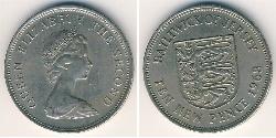 10 Penny Isola di Jersey Rame/Nichel 