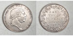 10 Penny United Kingdom of Great Britain and Ireland (1801-1922) Silver George III (1738-1820)