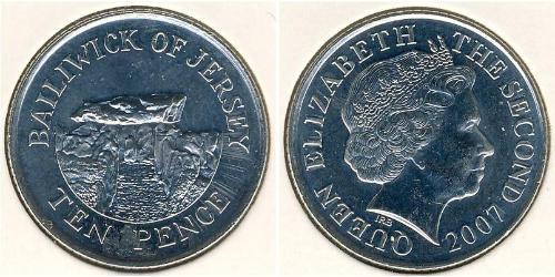 10 Penny Isola di Jersey  