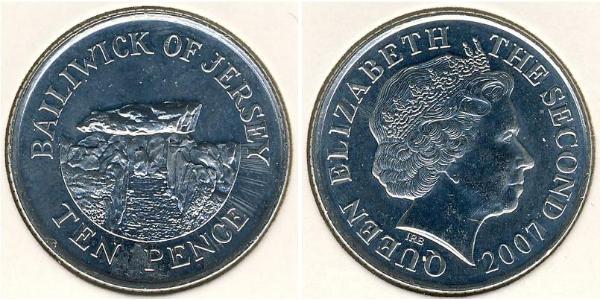 10 Penny Isola di Jersey  