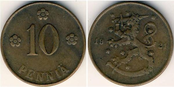 10 Penny 芬兰 銅 
