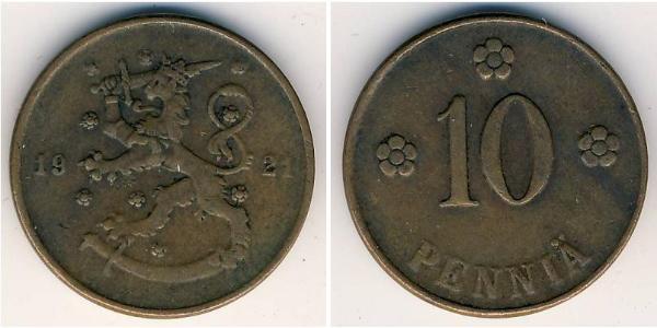 10 Penny 芬兰 銅 