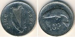 10 Penny 爱尔兰共和国 镍/銅 