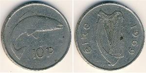 10 Penny 爱尔兰共和国 銅/镍 